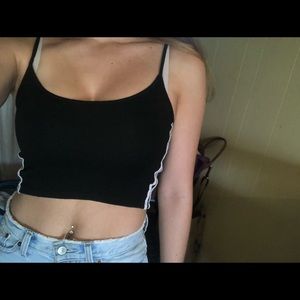 ADORABLE!!! Black crop top from Brandy Melville